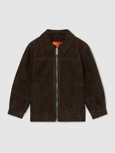 13-14 yrs Unisex Fit McLaren F1 Team Suede Bomber Jacket Distressed Brown | Children & Baby