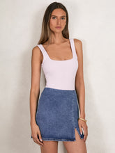 Denim Mini Skirt Indigo Blue | Women