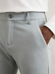 Paige Slim-Fit Stretch Trousers Moon Shadow Blue | Men