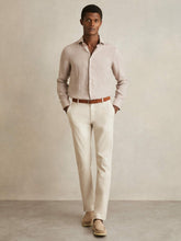 Cotton-Piqué Slim-Fit Chinos Off White | Men