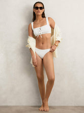 Ribbed Bikini Bottoms White | Women
