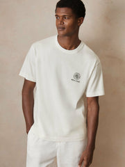 | Ché Cotton Palm-Tree T-Shirt White | Men