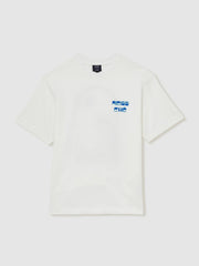 | Ché Cotton Palm-Print T-Shirt White | Men