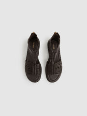 Leather Gladiator Sandals Chocolate | Women