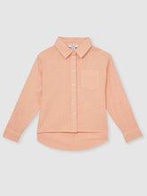 13-14 yrs Linen Roll-Cuff Shirt Peach | Children & Baby
