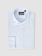 Slim Fit Slim-Fit Cotton Double-Cuff Shirt Soft Blue | Men