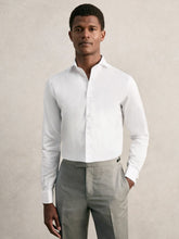 Slim Fit Slim-Fit Cotton Double-Cuff Shirt White | Men