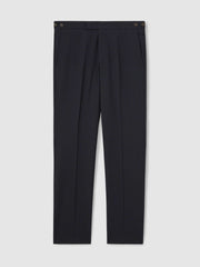 Slim-Fit Wool-Blend Suit Trousers Navy | Men