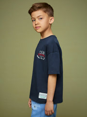 3-9 yrs SmileyWorld Oversize T-Shirt Navy | Children & Baby