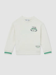 3-9 yrs SmileyWorld Logo Sweatshirt Unisex Fit White | Children & Baby