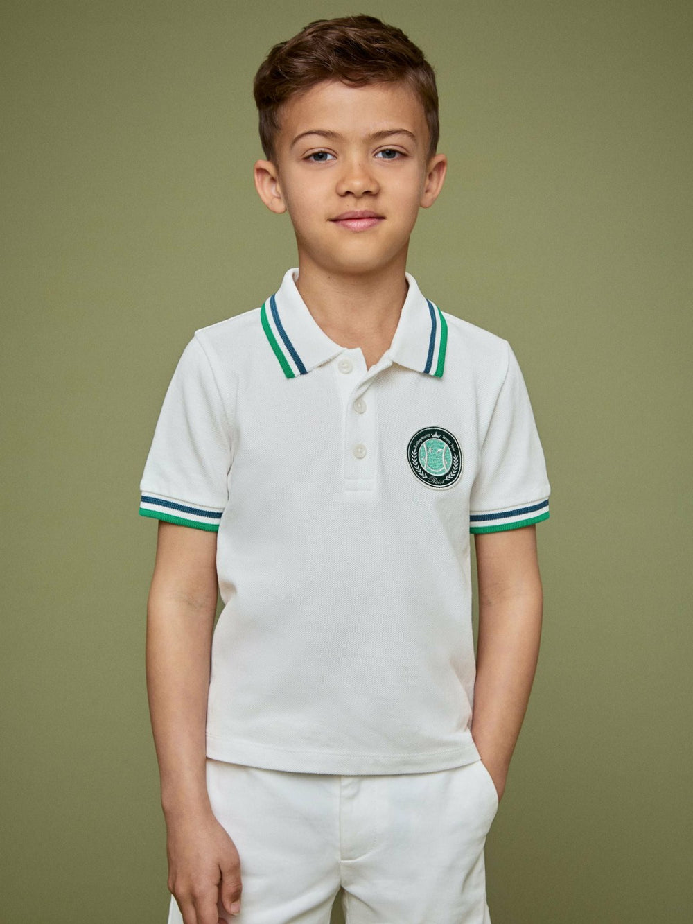 3-9 yrs SmileyWorld Piqué Polo Shirt White | Children & Baby
