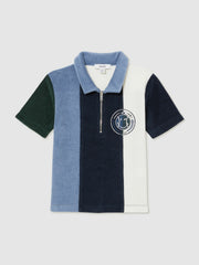 13-14 yrs SmileyWorld Towel Polo Shirt Blue | Children & Baby