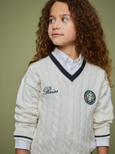 9-13 yrs SmileyWorld Cable-Knit Jumper Unisex Fit Off White | Children & Baby