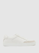 Bonded-Leather Low-Top Trainers White | Men
