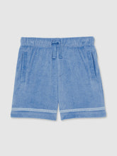 13-14 yrs Towelling Brand-Embroidered Shorts Airforce Blue | Children & Baby