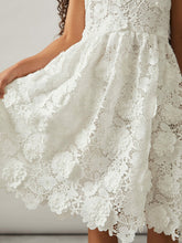 9-13 yrs Guipure-Lace Midi Dress Ivory | Children & Baby