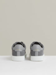 Suede Slip-On Elasticated Trainers Grey | Men