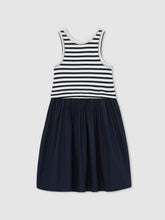 13-14 yrs Cotton Layered Sleeveless Midi Dress Navy | Children & Baby