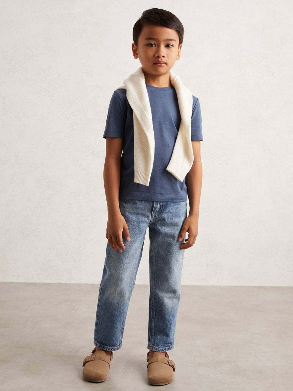 3-9 yrs Crew Neck T-Shirt Ocean Blue | Children & Baby