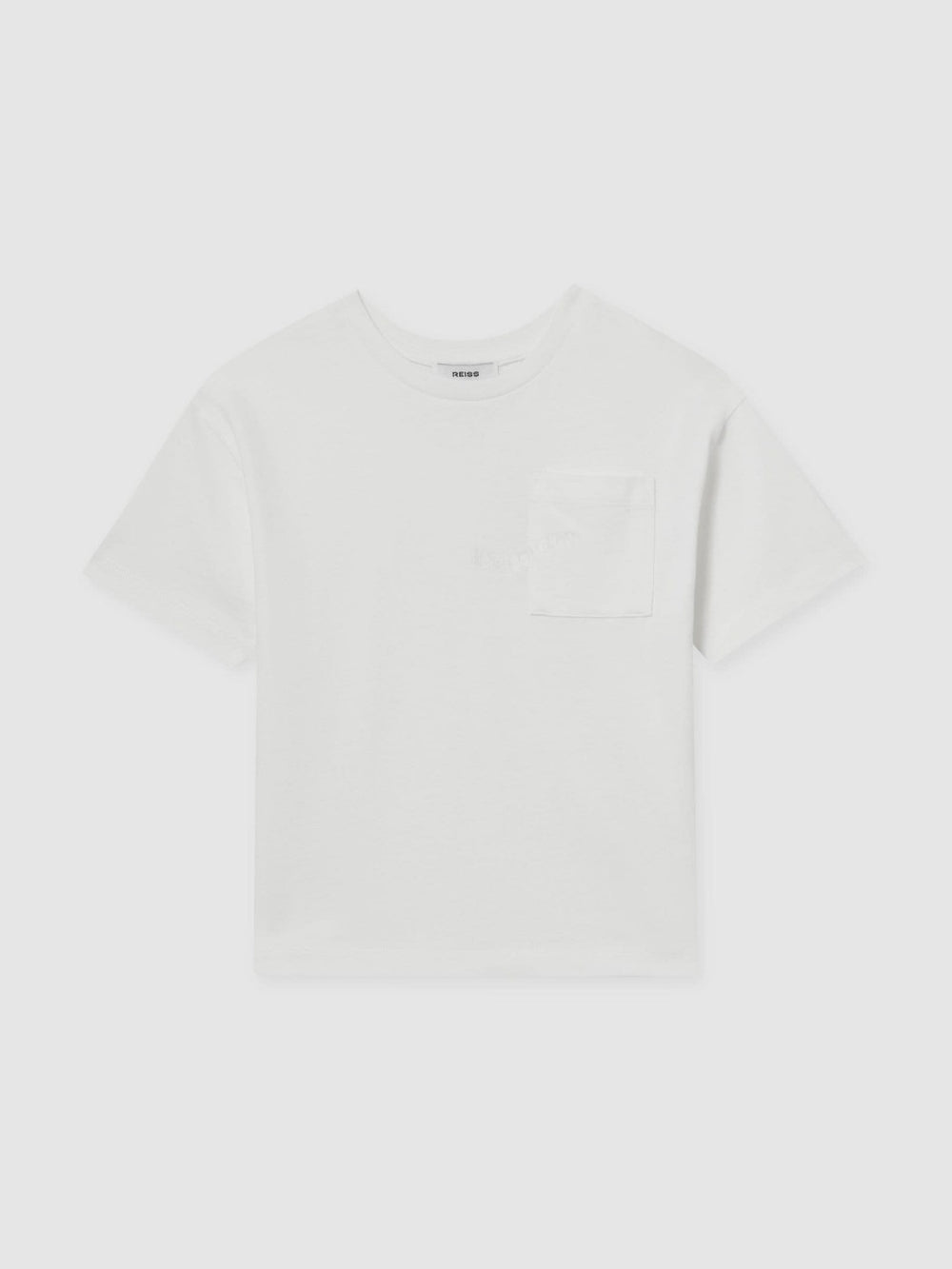 13-14 yrs Cotton Palm-Embroidery Oversize T-Shirt Off White | Children & Baby