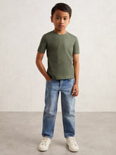 3-9 yrs Crew Neck T-Shirt Dark Sage | Children & Baby