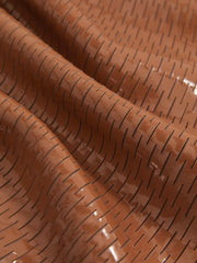 Atelier Laser-Cut Pencil Skirt Tan | Women