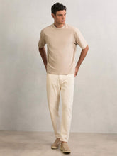 Cotton Garment-Dyed Oversize T-Shirt Oatmeal | Men