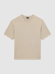 Cotton Garment-Dyed Oversize T-Shirt Oatmeal | Men