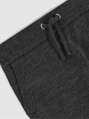 3-9 yrs Merino Wool Cuffed Joggers Derby Grey Melange | Children & Baby
