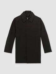 Hybrid Removable Funnel Neck Overcoat Brown | Men