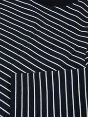 9-13 yrs Stretch-Cotton Stripe T-Shirt Navy/White | Children & Baby
