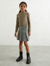 9-13 yrs Cotton Ruched Long-Sleeve T-Shirt with Stretch Khaki | Children & Baby
