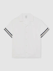 | Ché Stripe-Cuff Shirt White | Men