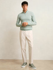 Merino Wool Half-Zip Jumper | Men