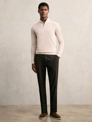 Merino Wool Half-Zip Jumper | Men