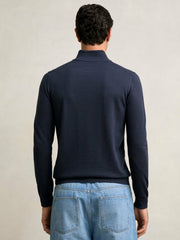 Merino Wool Half-Zip Jumper | Men