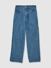 13-14 yrs Straight-Leg Carpenter Jeans Mid Blue | Children & Baby