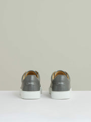 Leather Low-Top Trainers Graphite Grey | Men