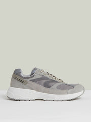 Panelled Running Trainers Grey | Men