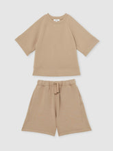 13-14 yrs Modal-Blend Sweatshirt And Shorts Set Mink | Children & Baby