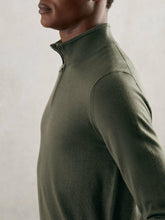 Merino Wool Half-Zip Jumper | Men