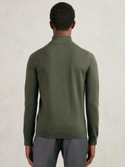 Merino Wool Half-Zip Jumper | Men
