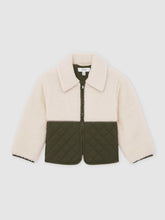 13-14 yrs Quilted Borg Jacket Ecru | Children & Baby