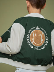 3-9 yrs SmileyWorld Bomber Jacket Dark Green | Children & Baby