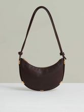 Leather Rope Strap Shoulder Bag Oxblood | Women