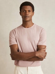 Cotton Crew Neck T-Shirt | Men