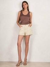 Paige Cargo Shorts Cream | Women
