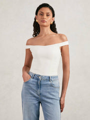 Scuba Corset Bodysuit White | Women