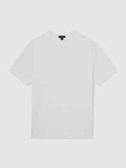 Stretch-Cotton Crew-Neck T-Shirt White | Men