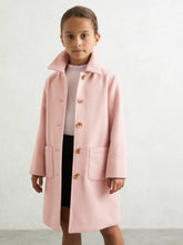 3-9 yrs Wool-Blend Single-Breasted Coat Pink | Children & Baby
